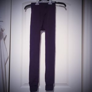 *10=$20* Faux Fur Lined Fuzzy Purple Leggings